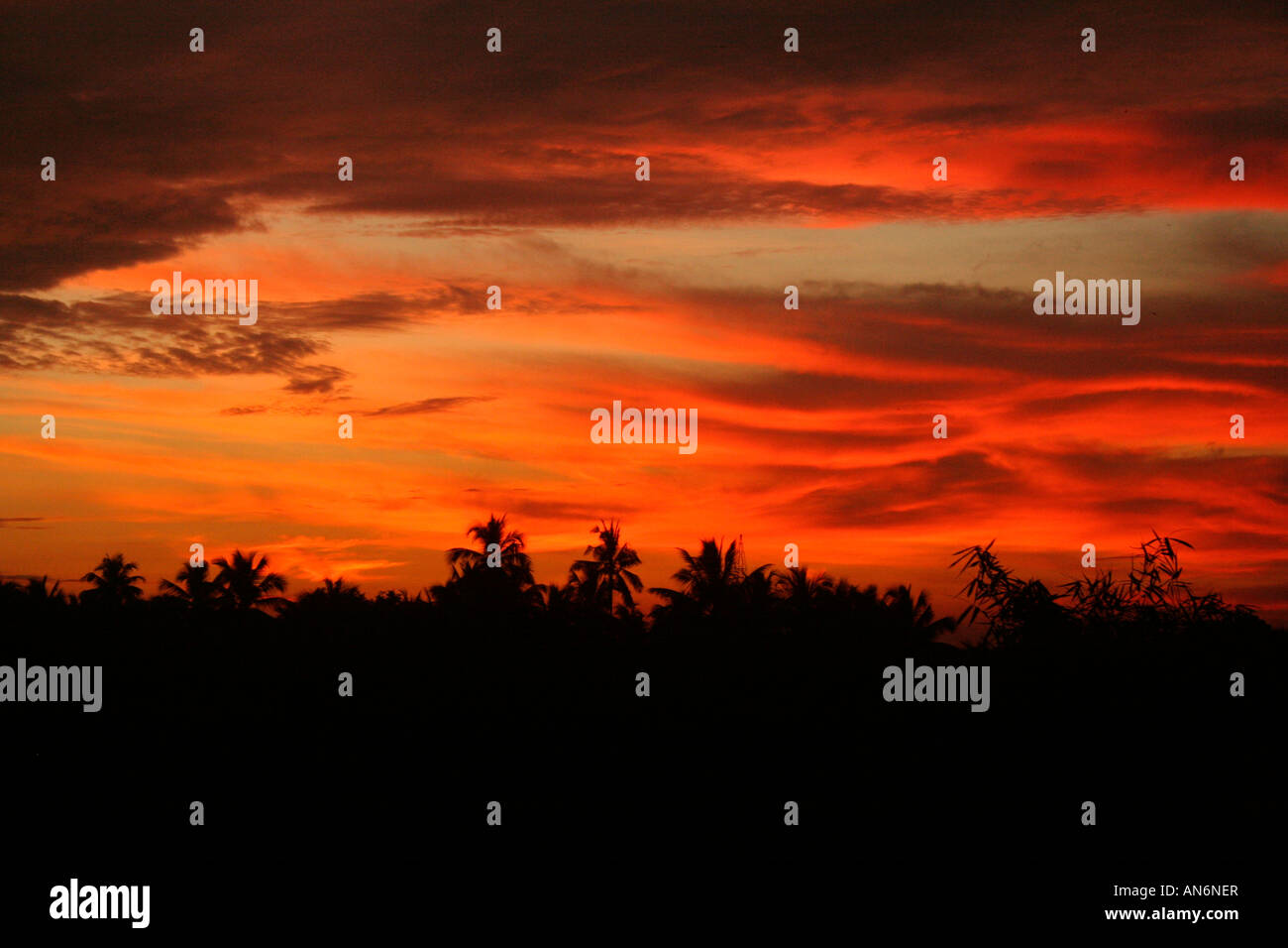 Stunning sunset Stock Photo