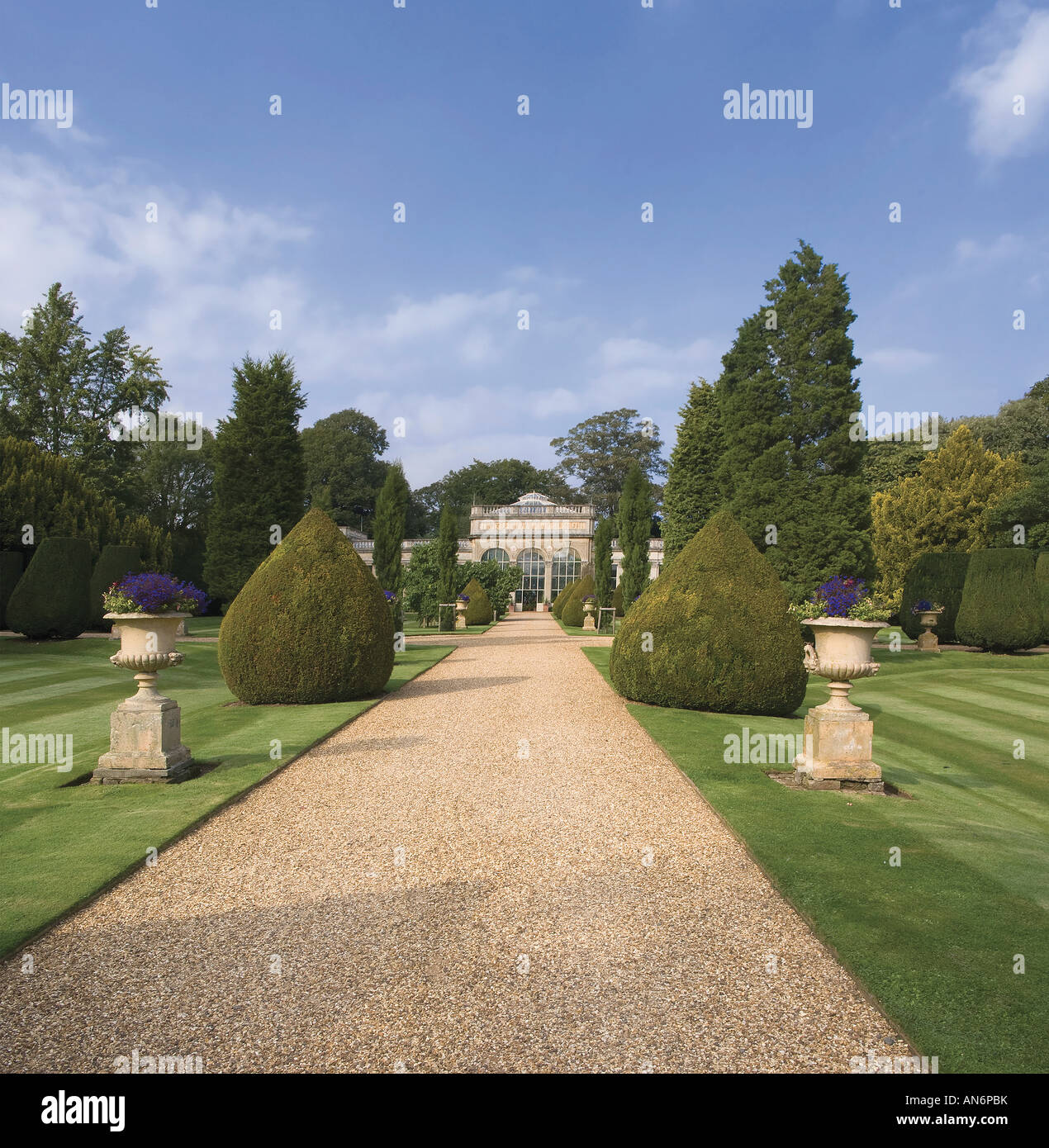 The stately home of Castle Ashby Northamptonshire Midlands England UK
