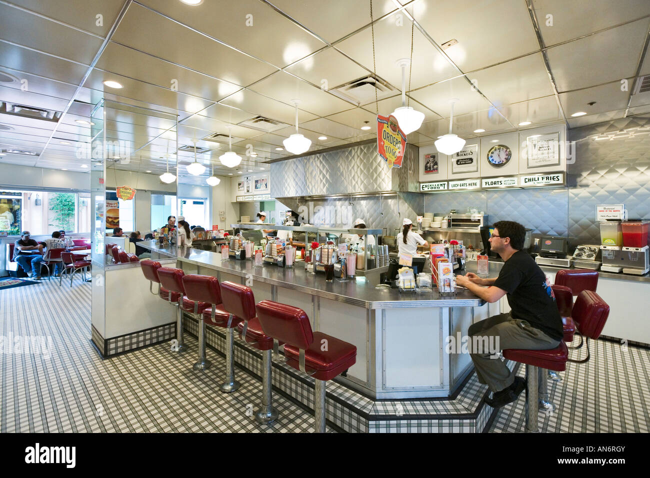 Johnny Rockets Retro Style Hamburger Restaurant , Pointe Orlando