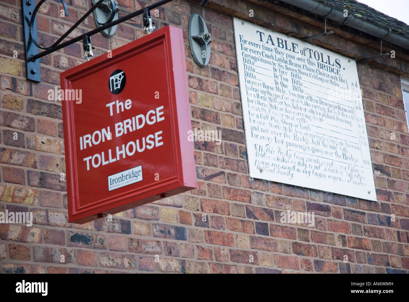 The Iron Bridge Toll House Stock Photo Alamy