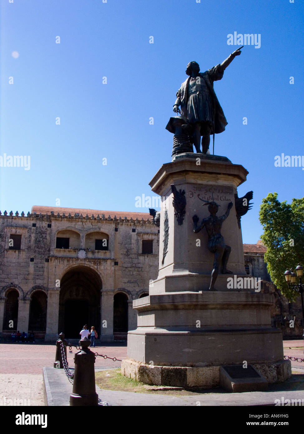 Christopher Columbus Statue, Parque Colon, Santo Domingo, Dominican