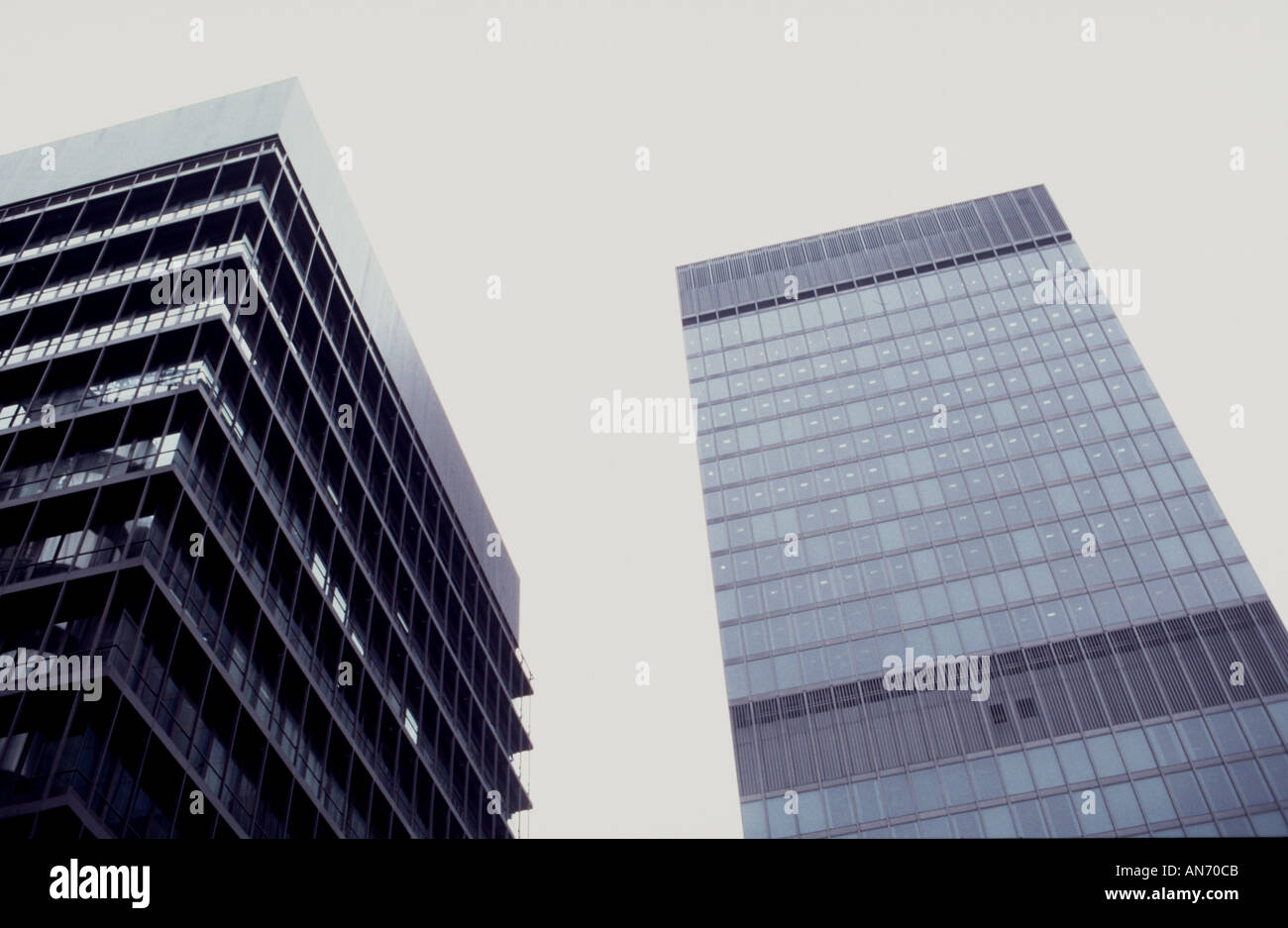 Modern Office Buildings Financial District London England Stock Photo ...