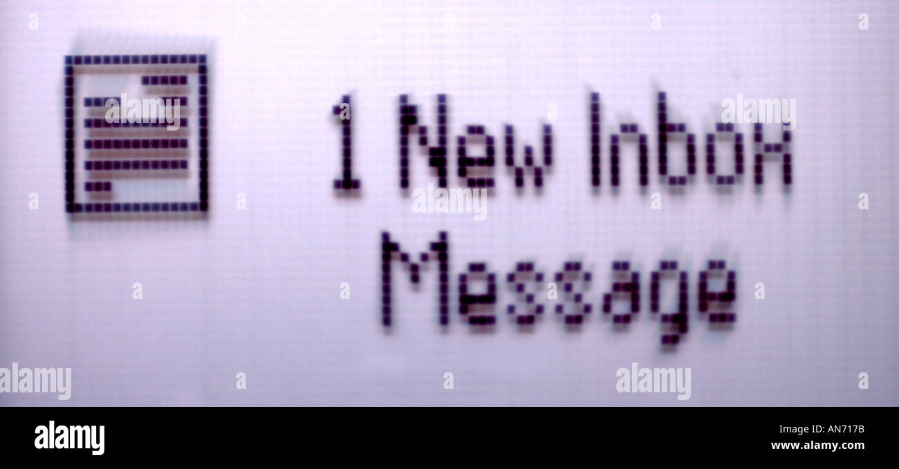Idea new inbox message digital message Stock Photo - Alamy