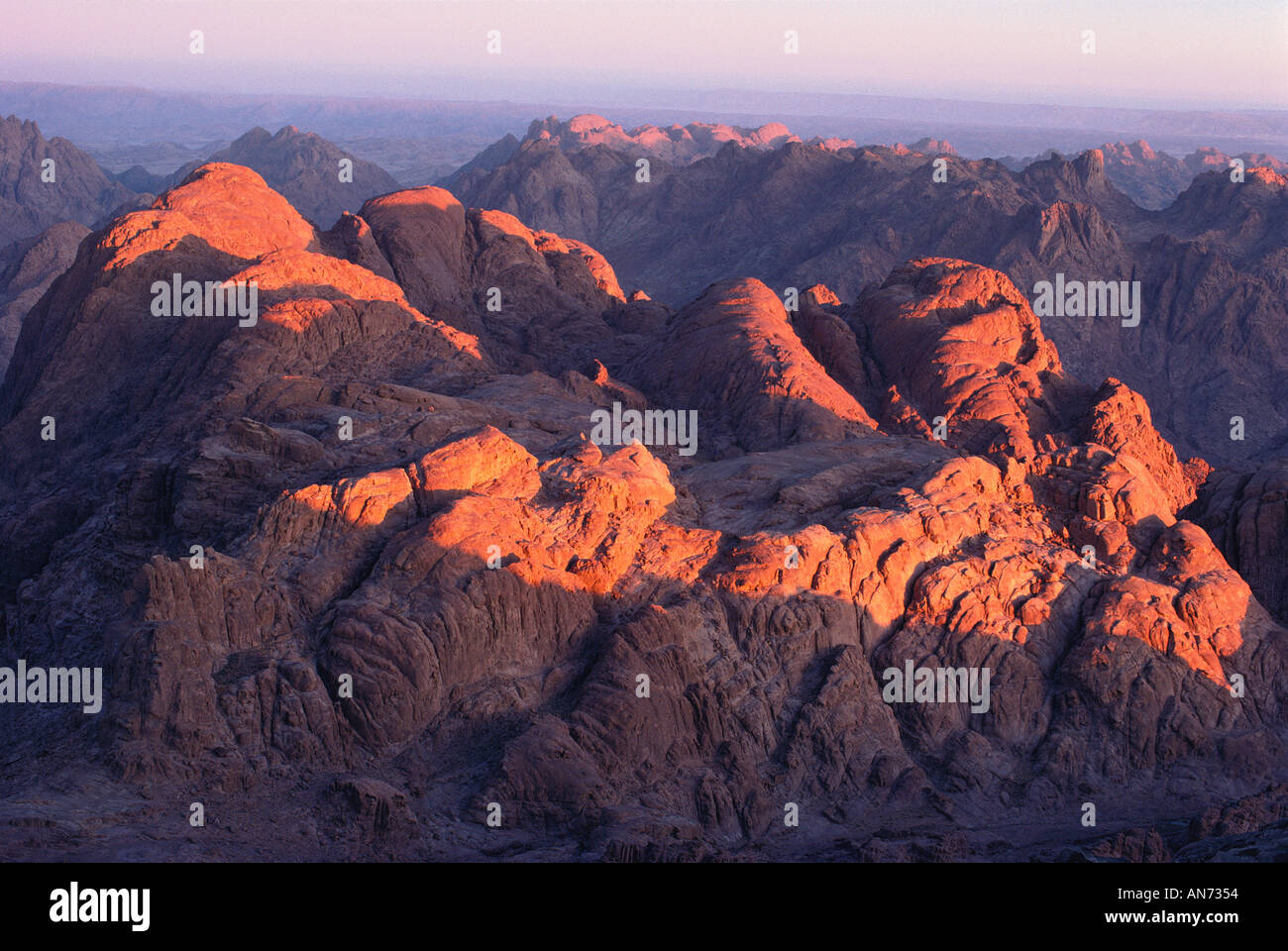 View From Mount Inari View from Mount Sinai Stock Photo - Alamy