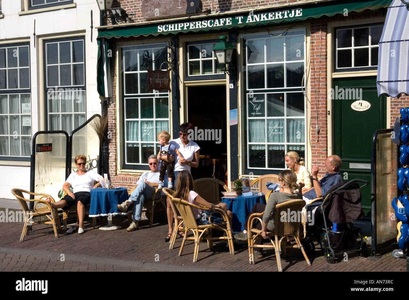 Enkhuizen Netherlands Holland cafe Bar History Historic Stock Photo Alamy