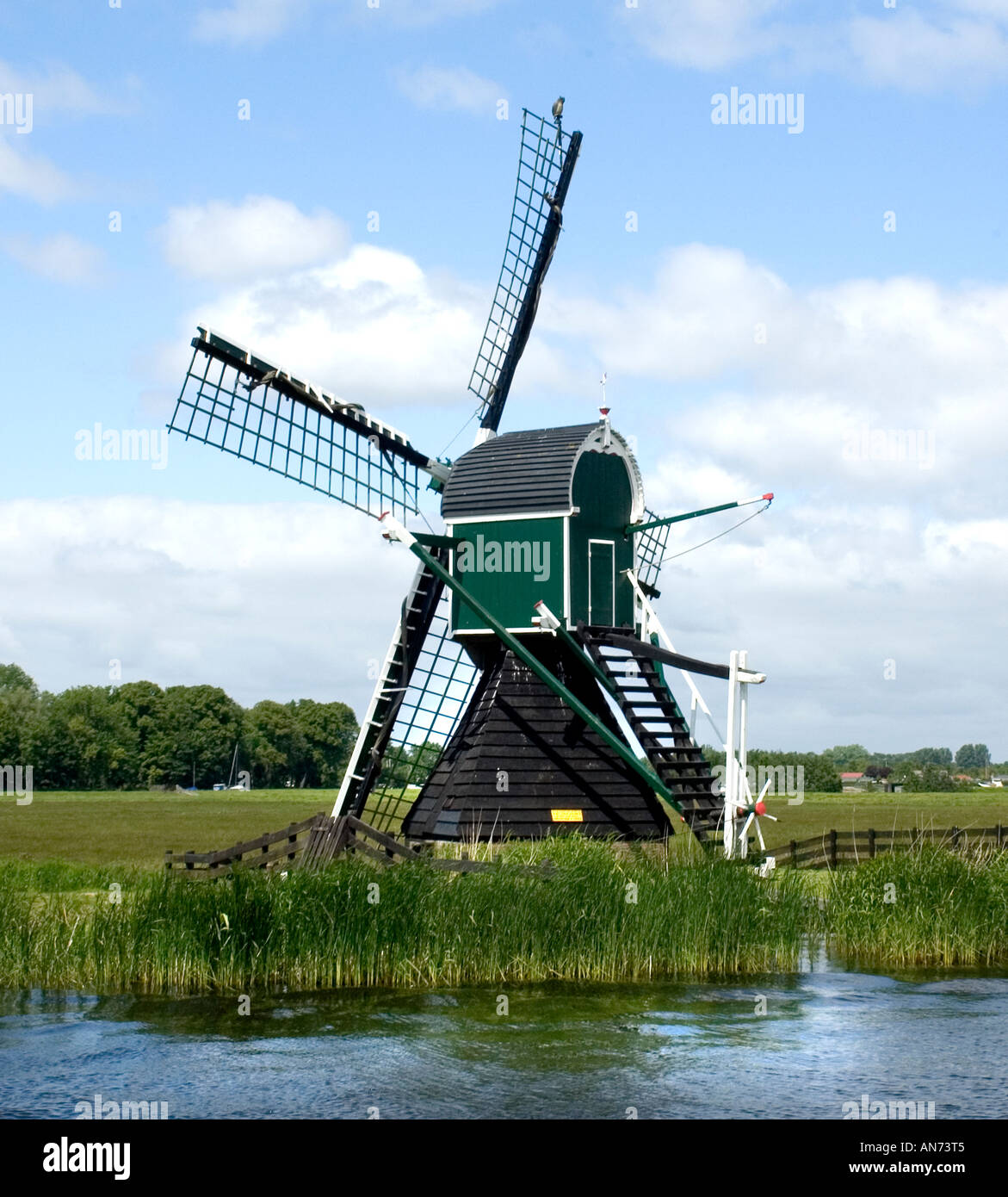 Warmond near leiden Netherlands Holland the Kaag Stock Photo