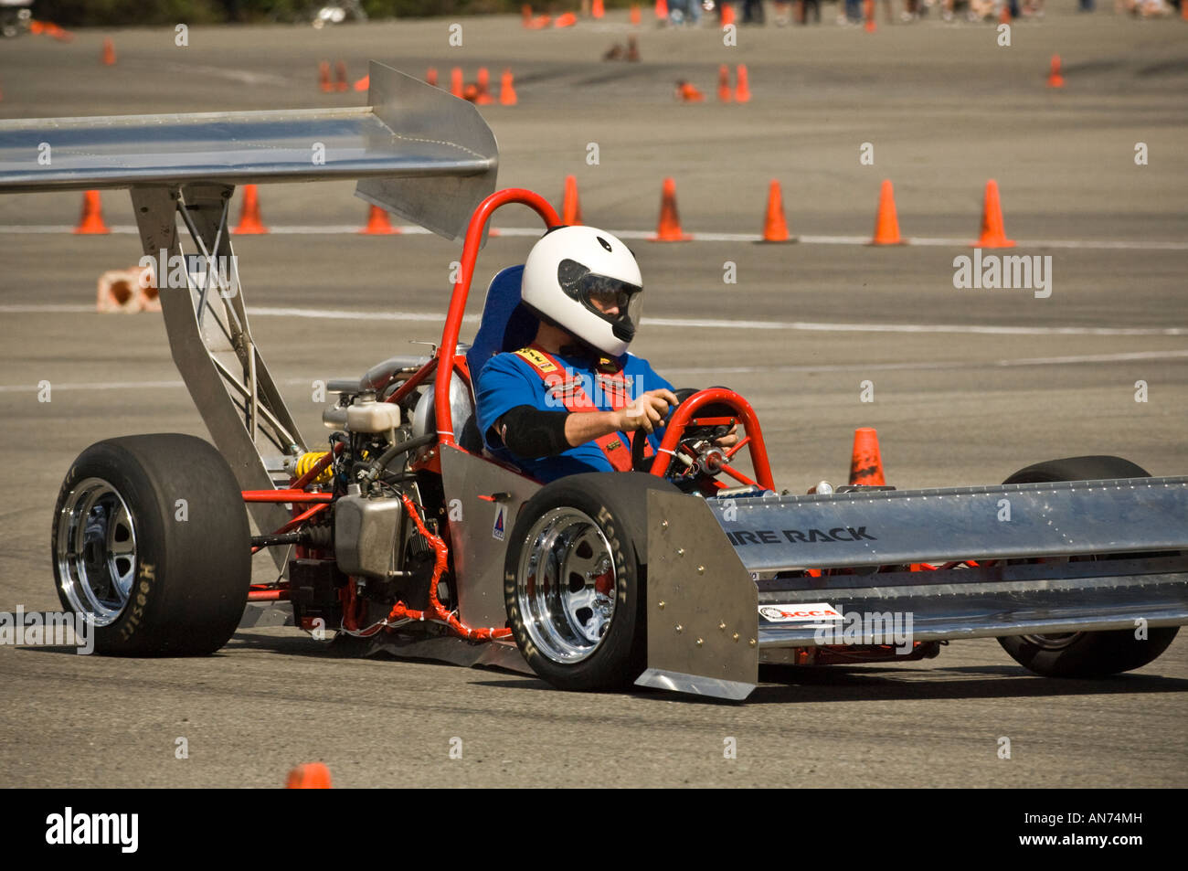Sports Car Club of America autocross event held at Hampton Mills in the