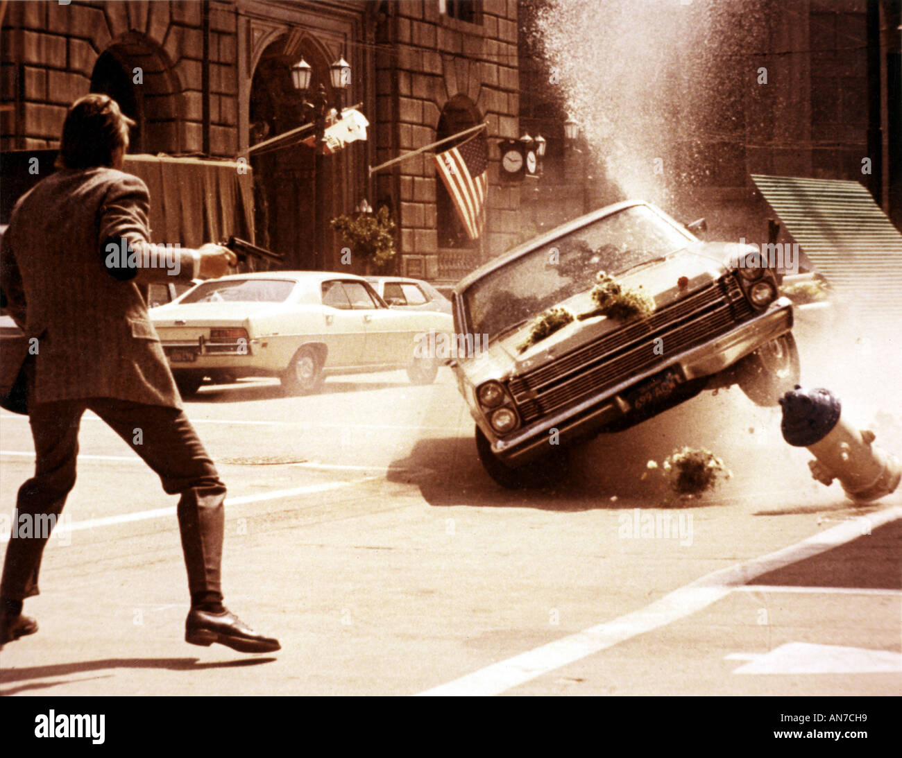 DIRTY HARRY 1971 Warner film with Clint Eastwood Stock Photo