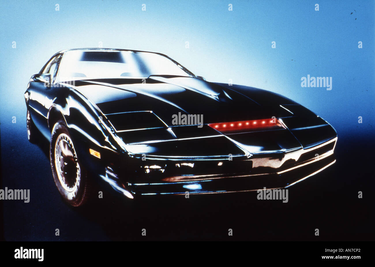 KNIGHT RIDER David Hasselhoff's car KITT in the MCA/Universal  TV series Stock Photo