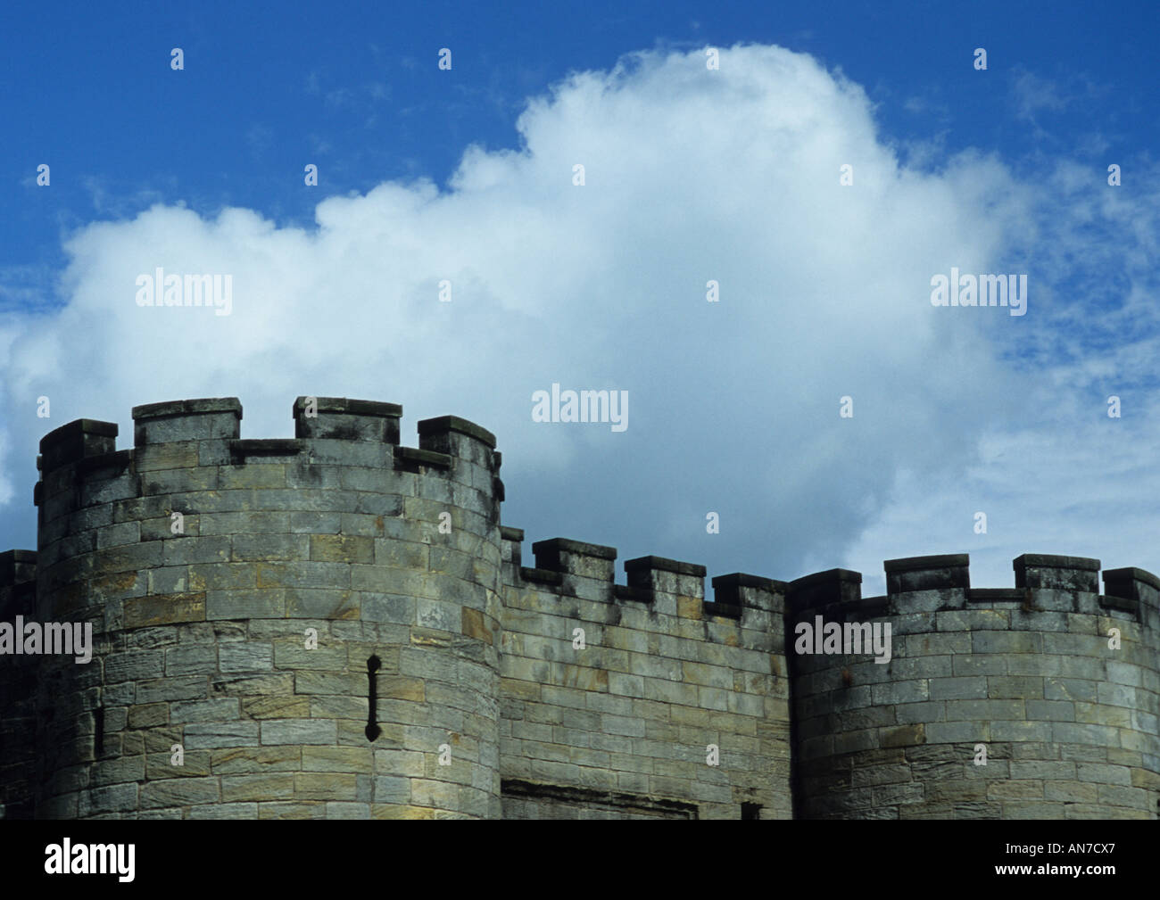 Turrets At Stirling Castle in scotland Uk Stock Photo