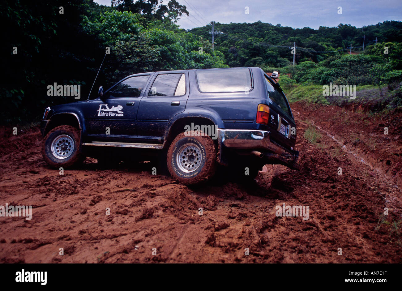 Car stuck in mud hires stock photography and images Alamy