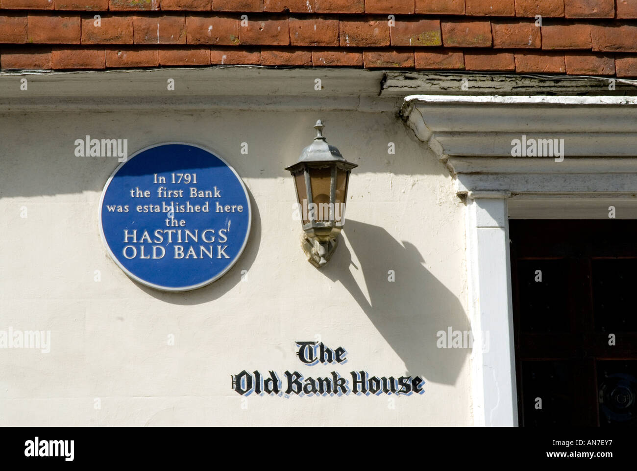 The Old Bank House High Street Hastings Old Town East Sussex south coast England Britain UK Europe EU Stock Photo