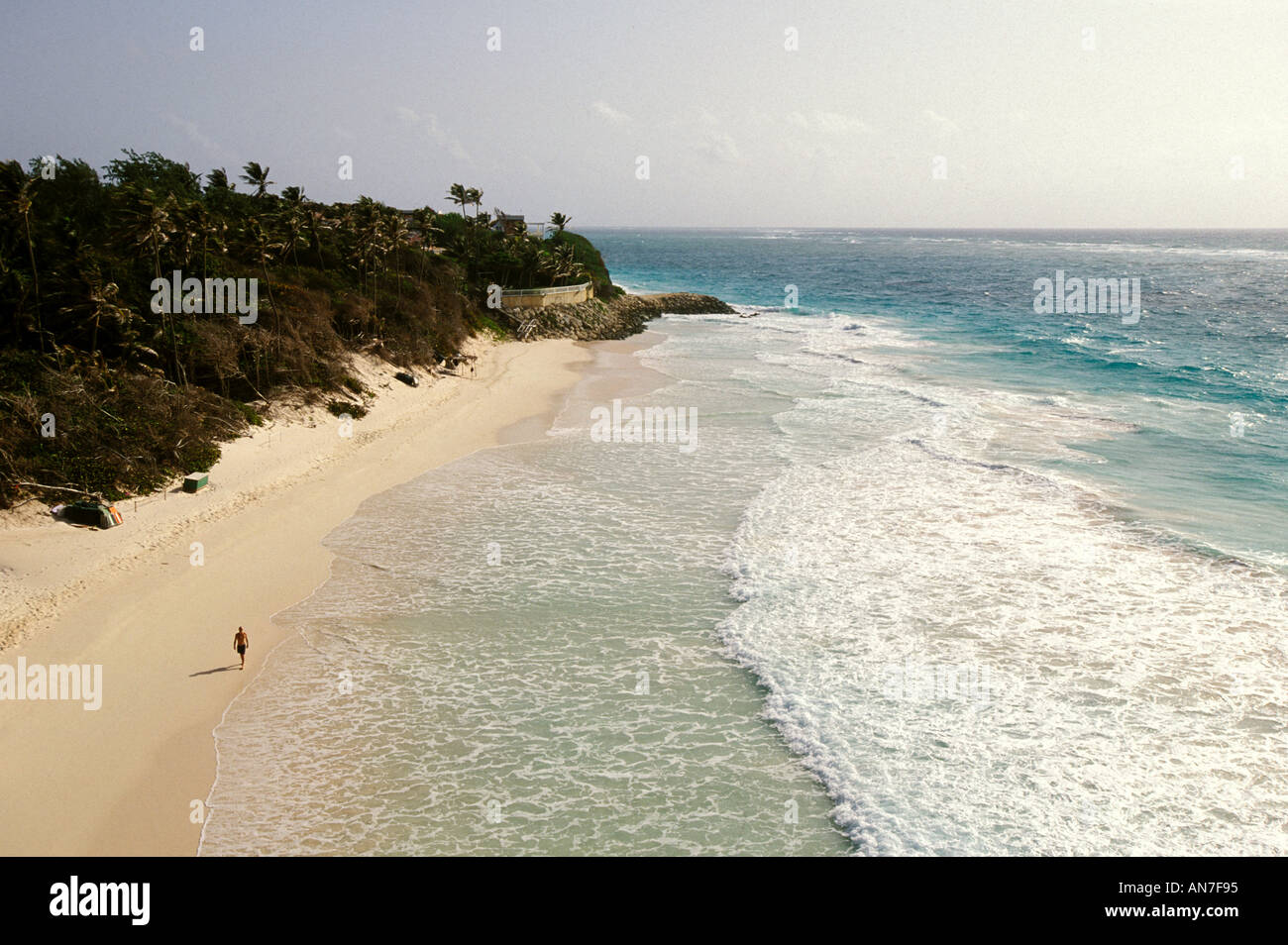 Barbados, St Philip, Crane Beach Stock Photo Alamy
