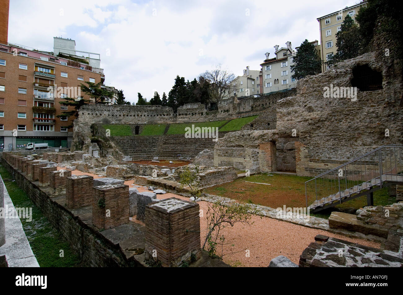 Trieste Roman the roman theatre in Trieste Stock Photo - Alamy