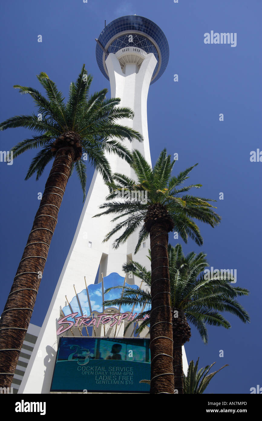 Stratosphere Hotel Casino Las Vegas USA Stock Photo