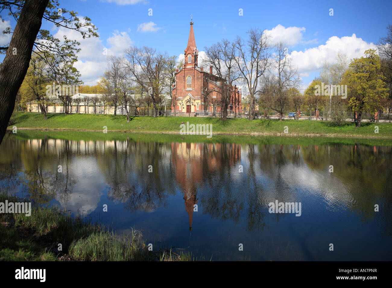 Lutheran church 1860 1865 Architect Alexander Vidov Pushkin near St