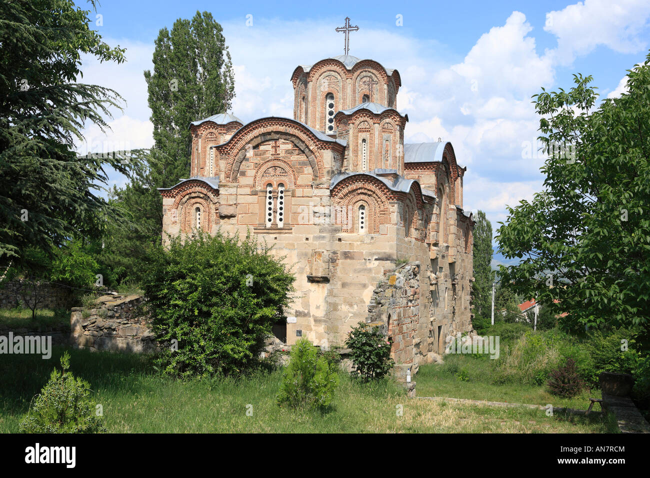 St George church X cent and 1313 Staro Nagorichane near Kumanovo Macedonia Stock Photo