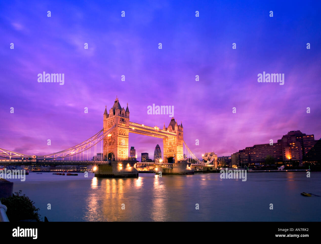 Tower Bridge and River Thames London Stock Photo Alamy