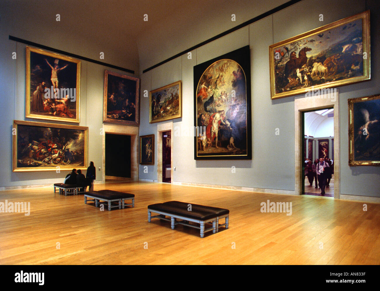 paintings in the Louvre Stock Photo Alamy