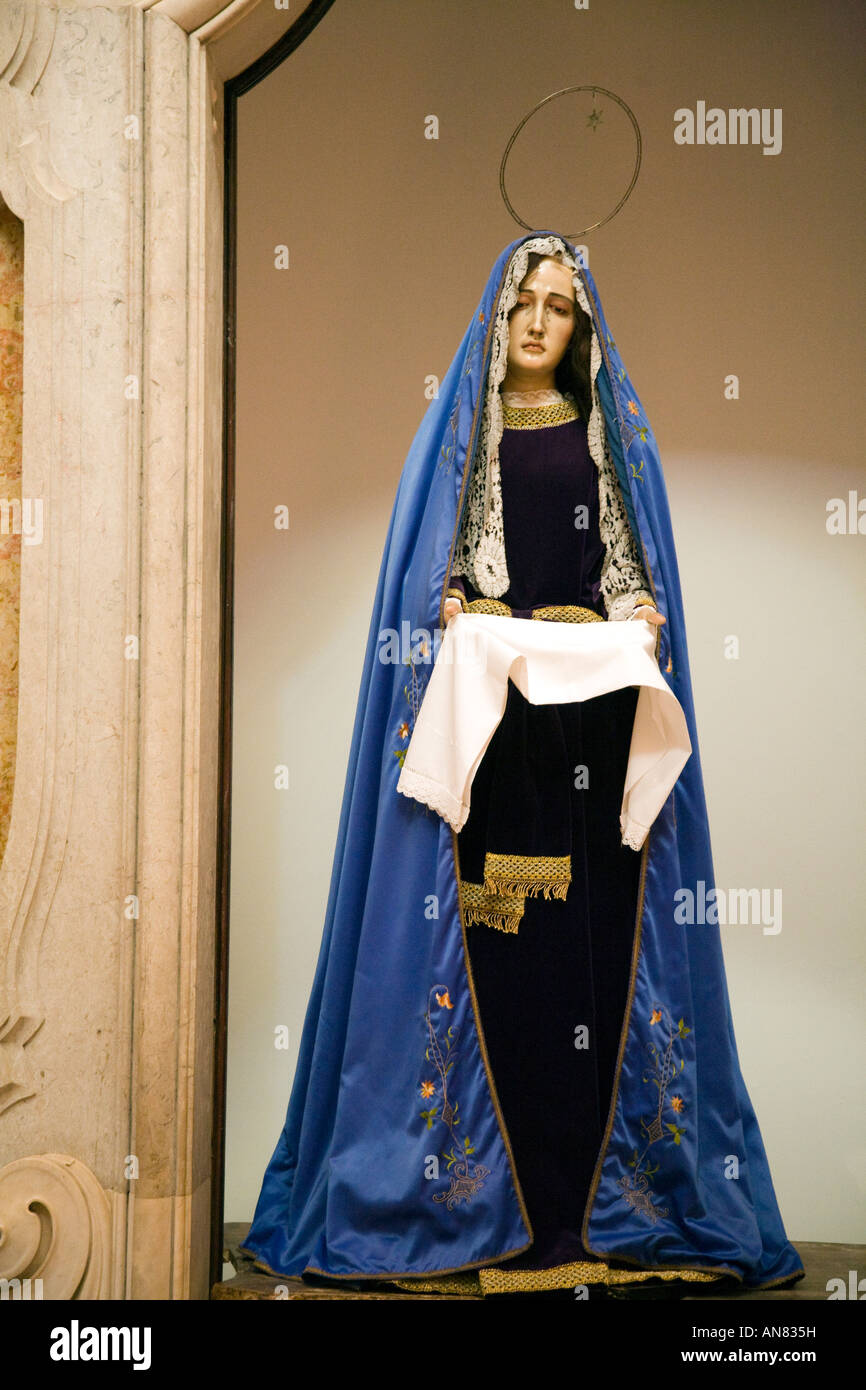 Statue of our lady of sorrows hires stock photography and images Alamy