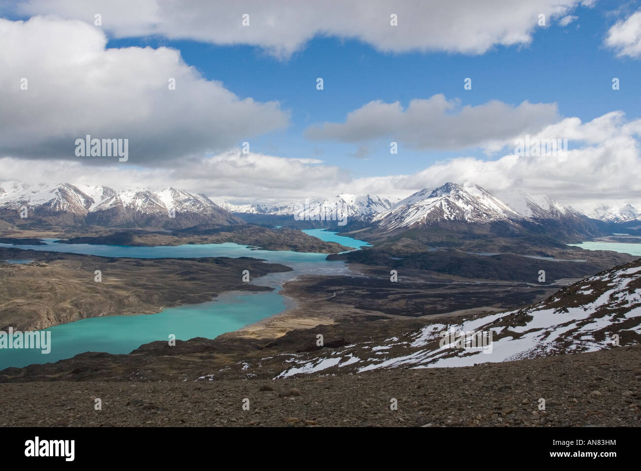 View of Perito Moreno National Park from Cerro Leon Stock Photo Alamy