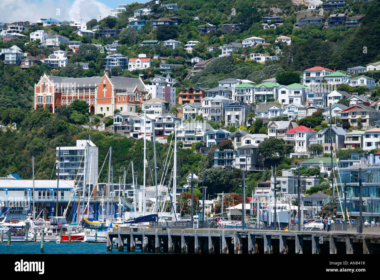 Wellington City Stock Photo