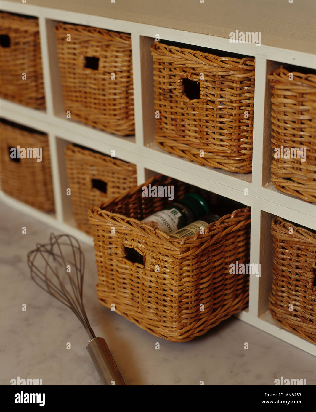 Kitchen storage baskets hi-res stock photography and images - Alamy