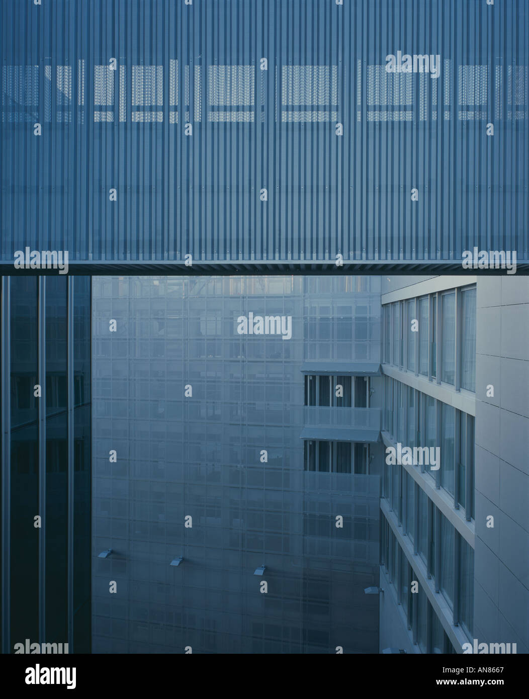 Netherlands Embassy, Berlin. Exterior. Architect Rem Koolhaas Stock