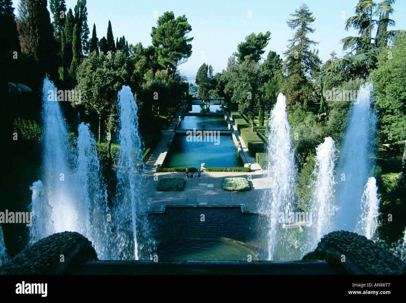 Villa este rome hi-res stock photography and images - Alamy