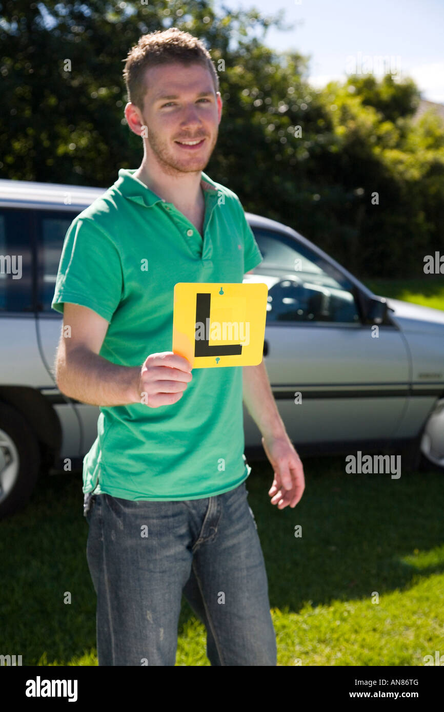australian learner driver australia Stock Photo