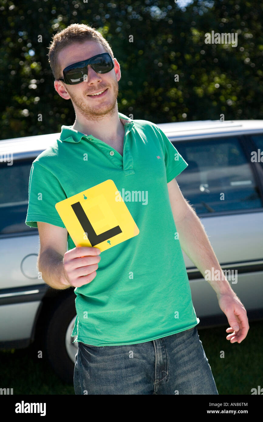 australian learner driver australia Stock Photo
