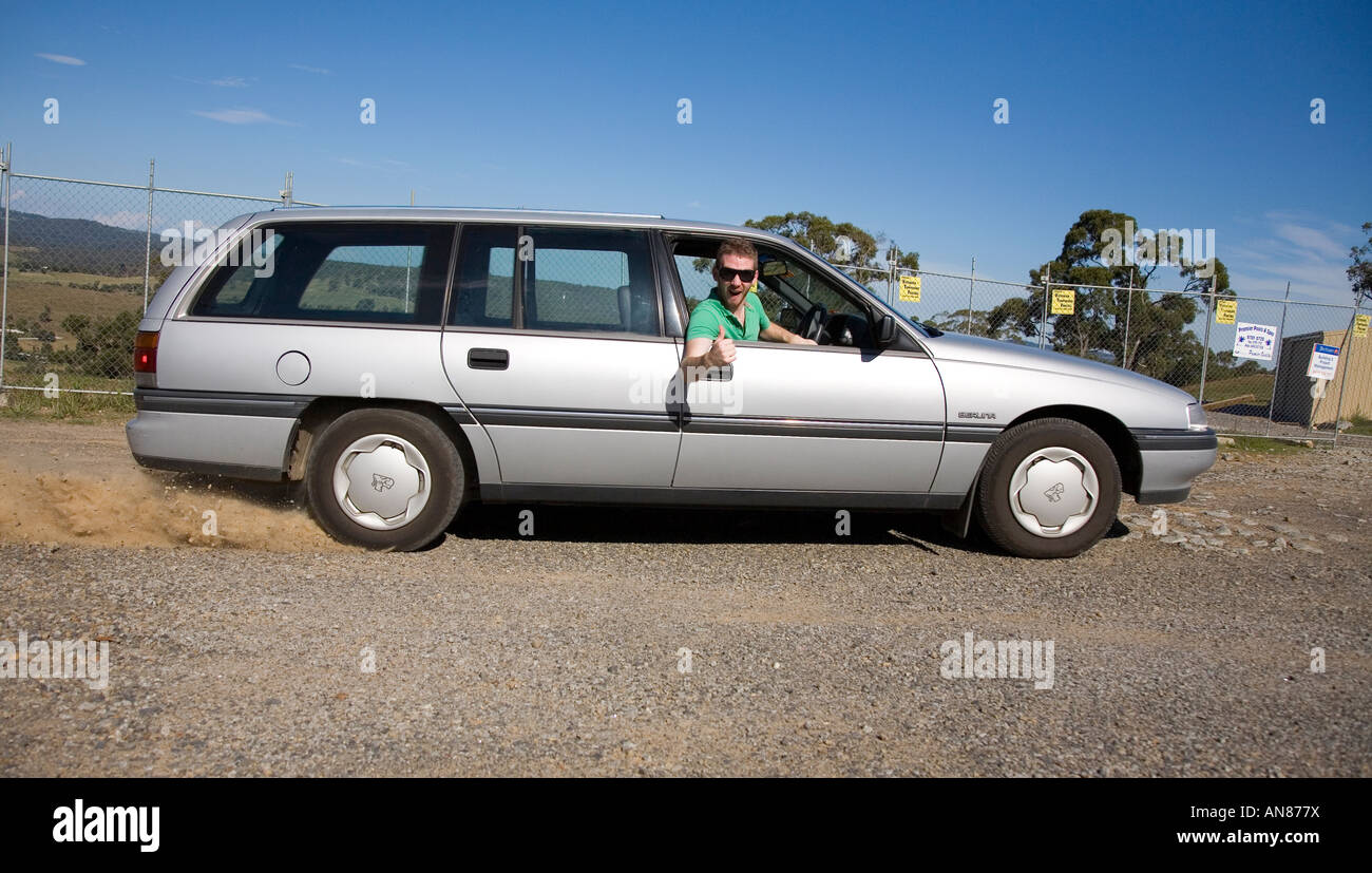 young man with road rage anger burnout Stock Photo - Alamy
