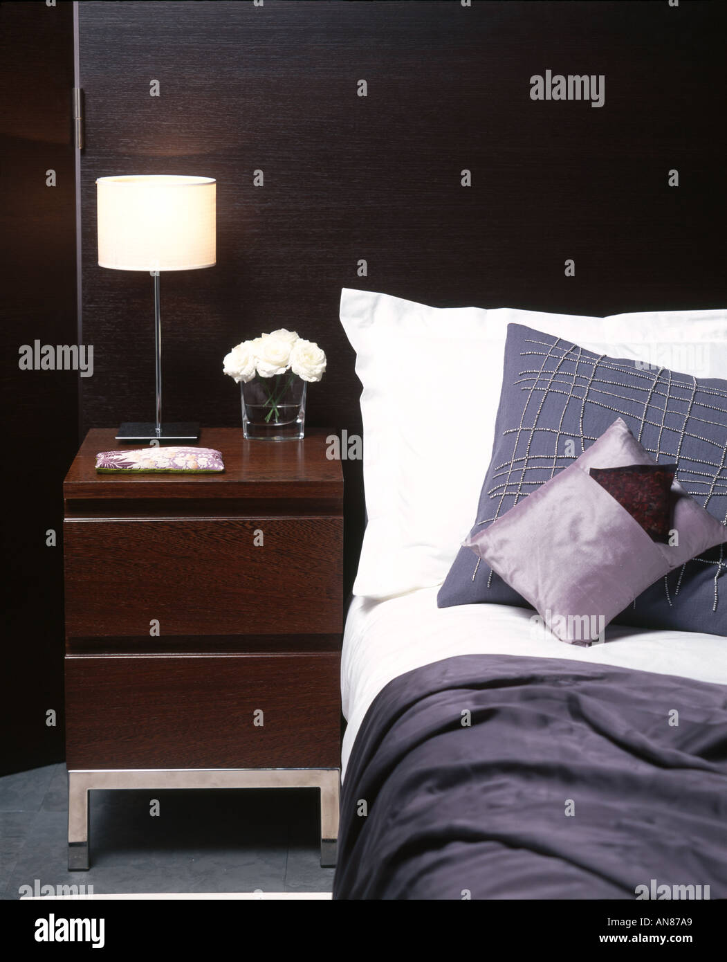 timber bedside lamps