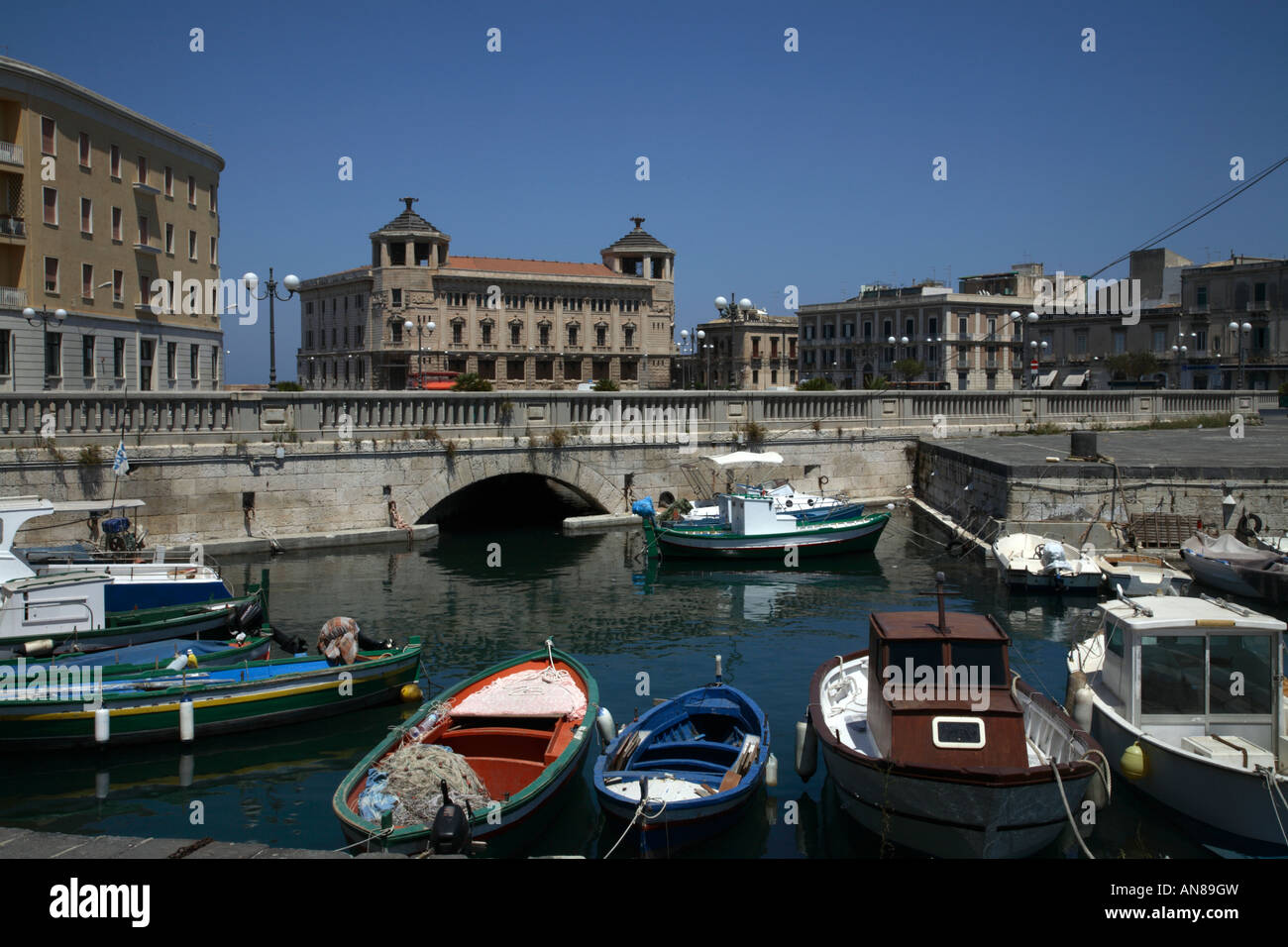 Post Office Building Ponte Nuovo Porto Piccolo Ortygia Siracusa Sicily