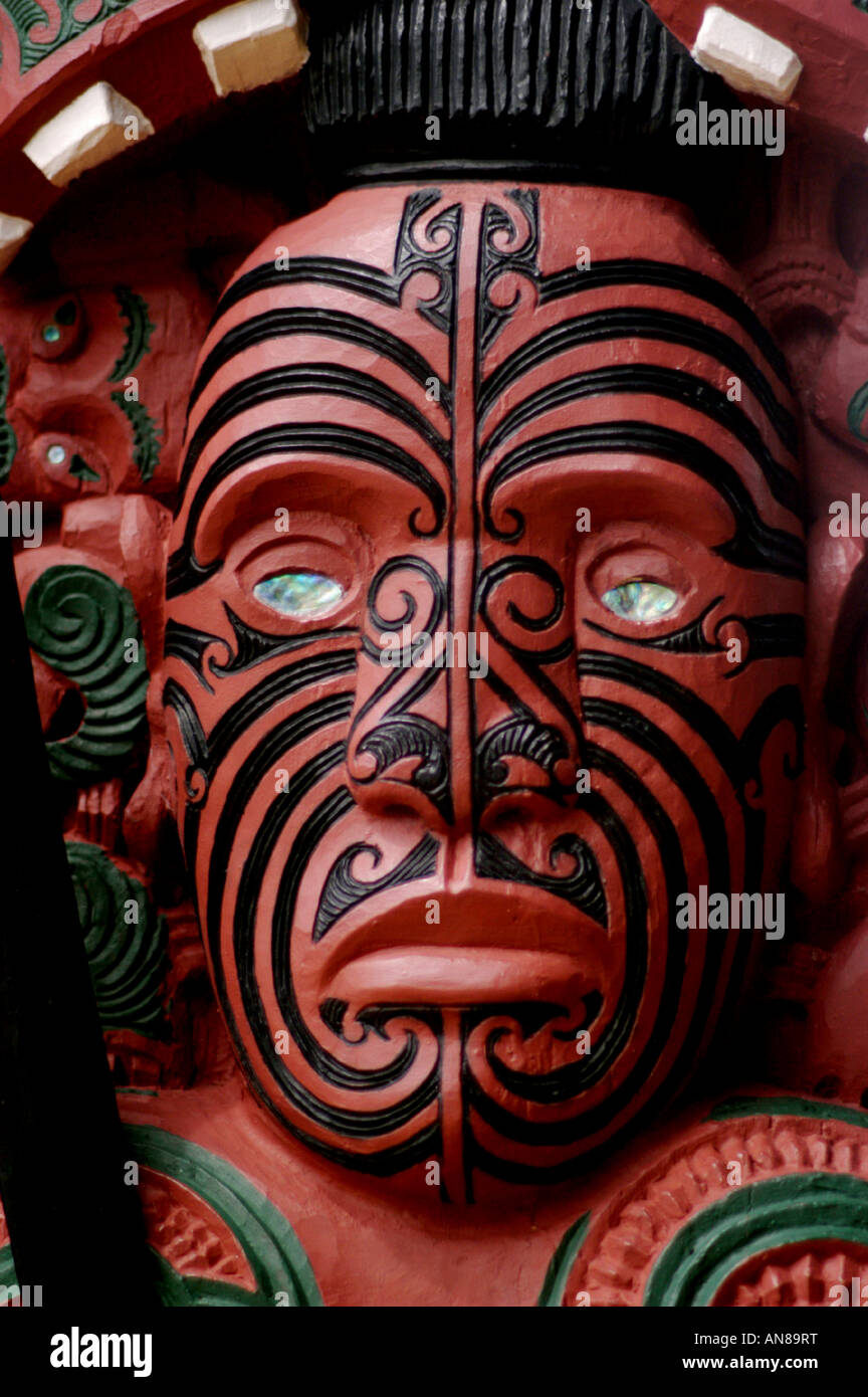 Marae Maori Culture Northland New Zealand Maori Carving Maori Stock Photo Alamy