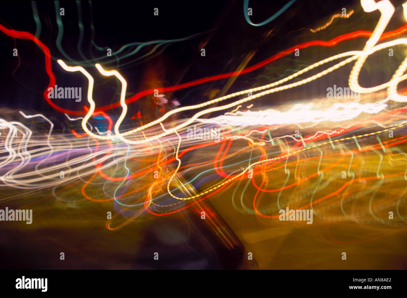 abstract light pattern New York City Stock Photo - Alamy