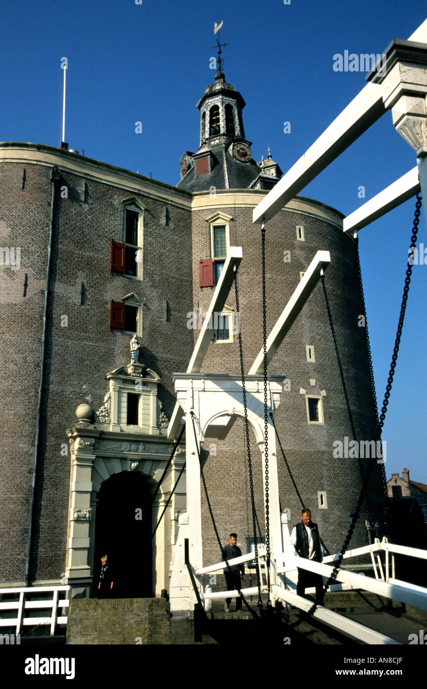 Dromedaris Enkhuizen Defence tower IJsselmeer Netherlands Stock Photo