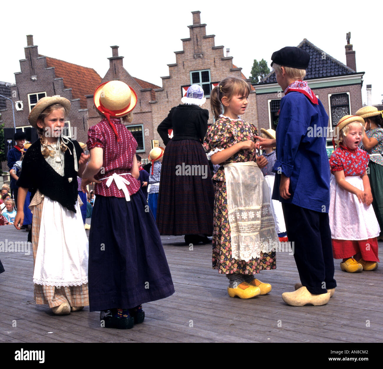 Music Band country dance Schagen  West Friesland netherlands holland Folklore Stock Photo