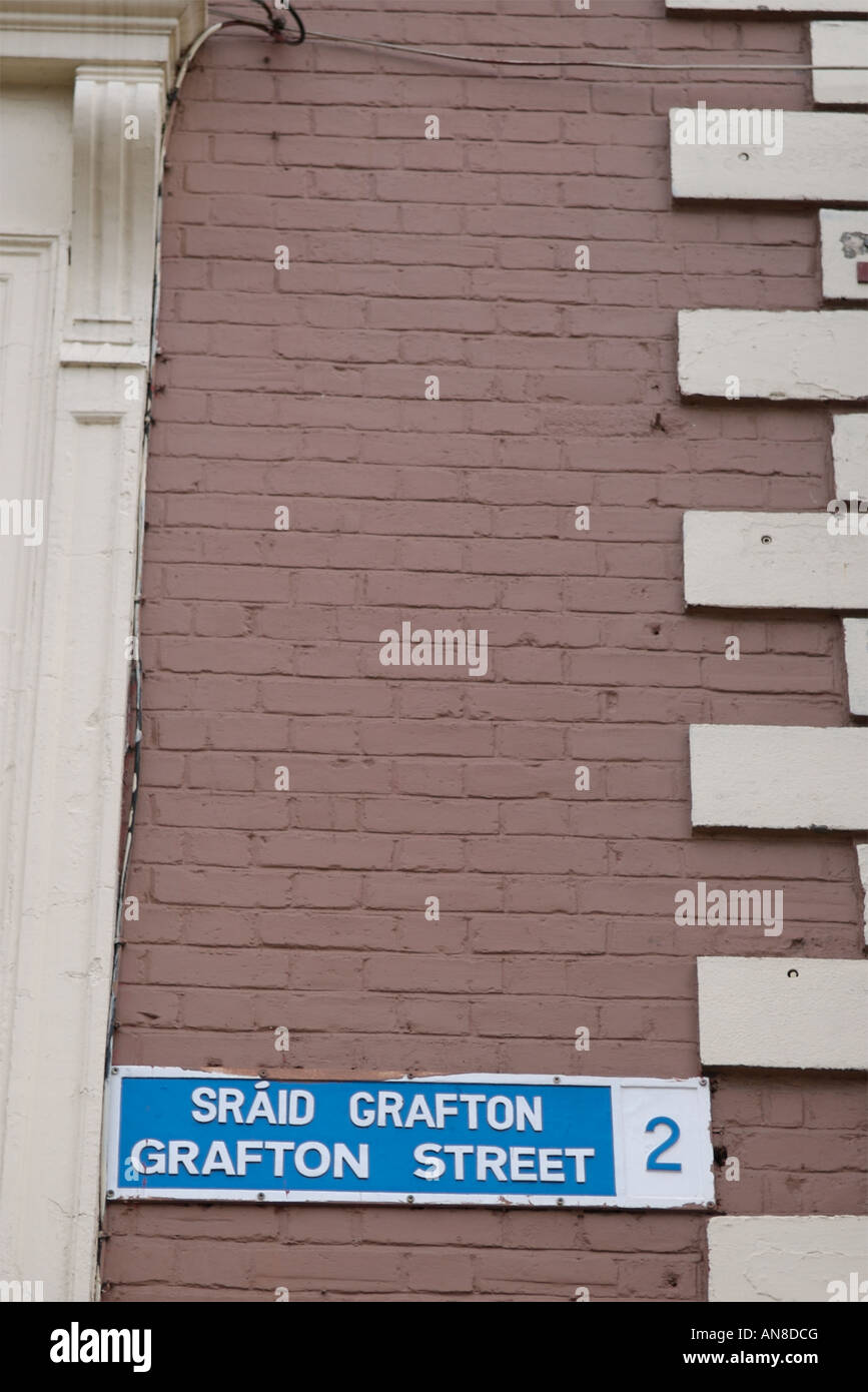 Grafton street sign hires stock photography and images Alamy
