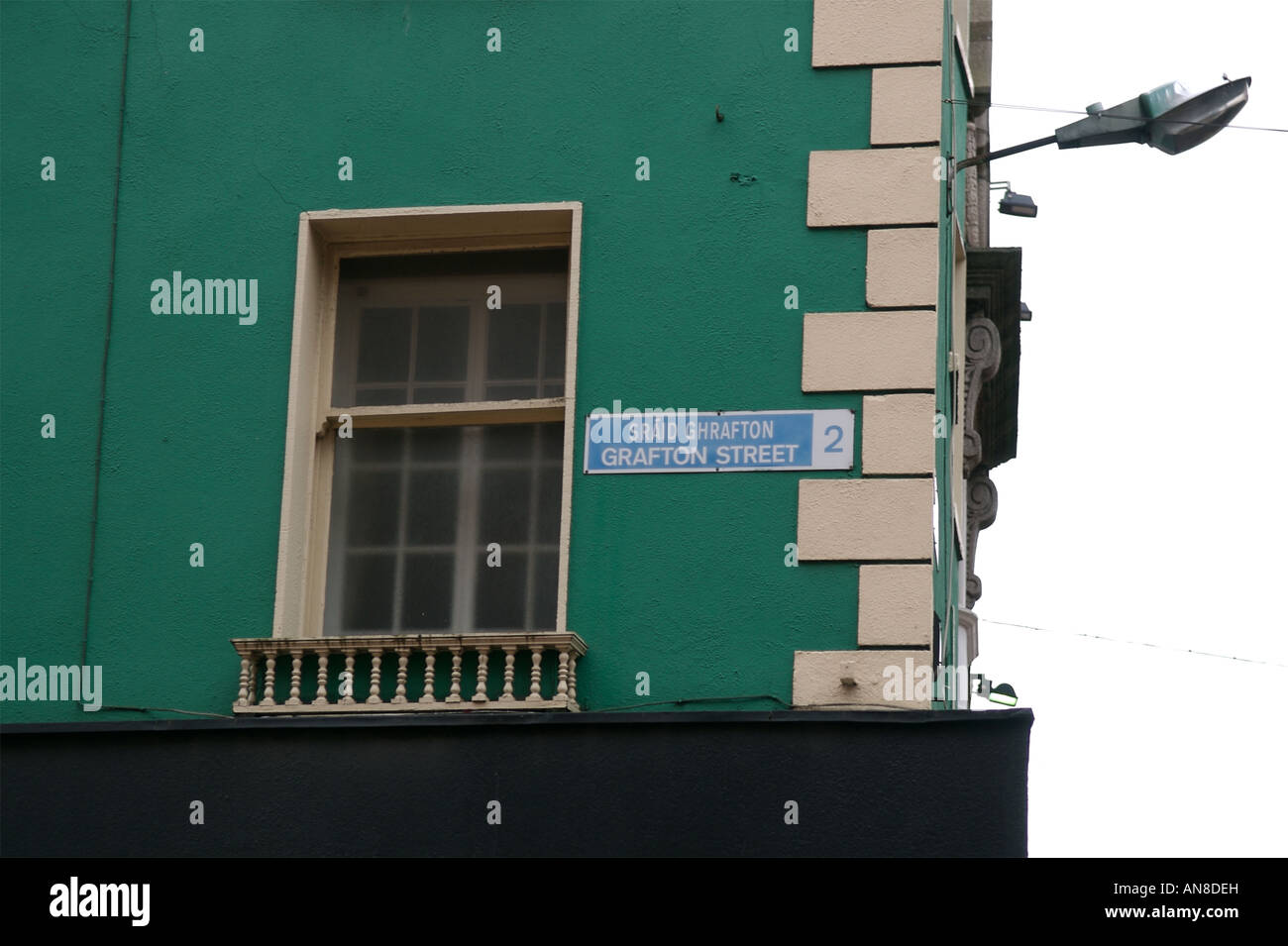 Grafton Street Dublin Street Sign Ireland Stock Photo Alamy