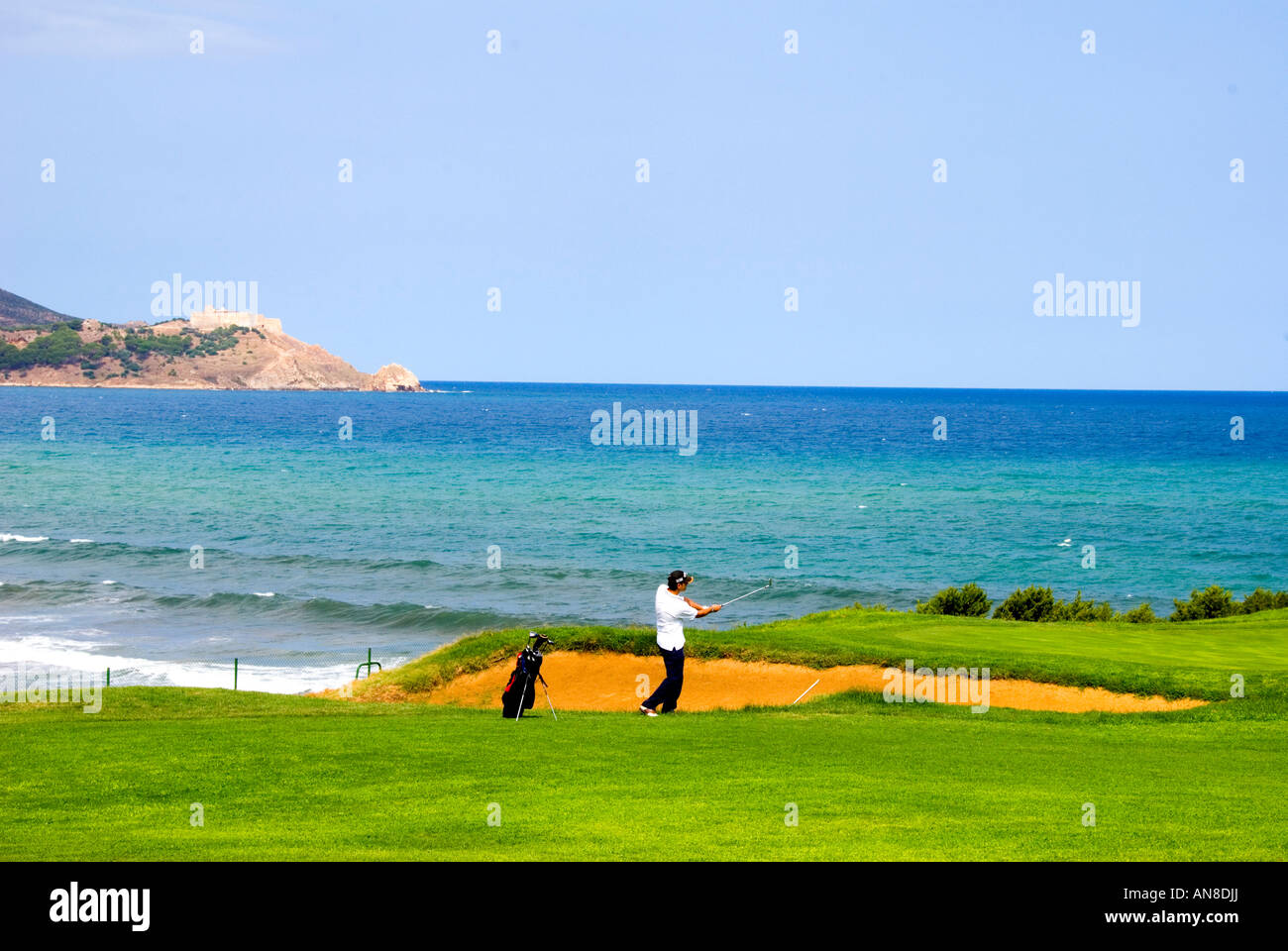 Tabarka golf course, Tabarka, Tunisia Stock Photo - Alamy