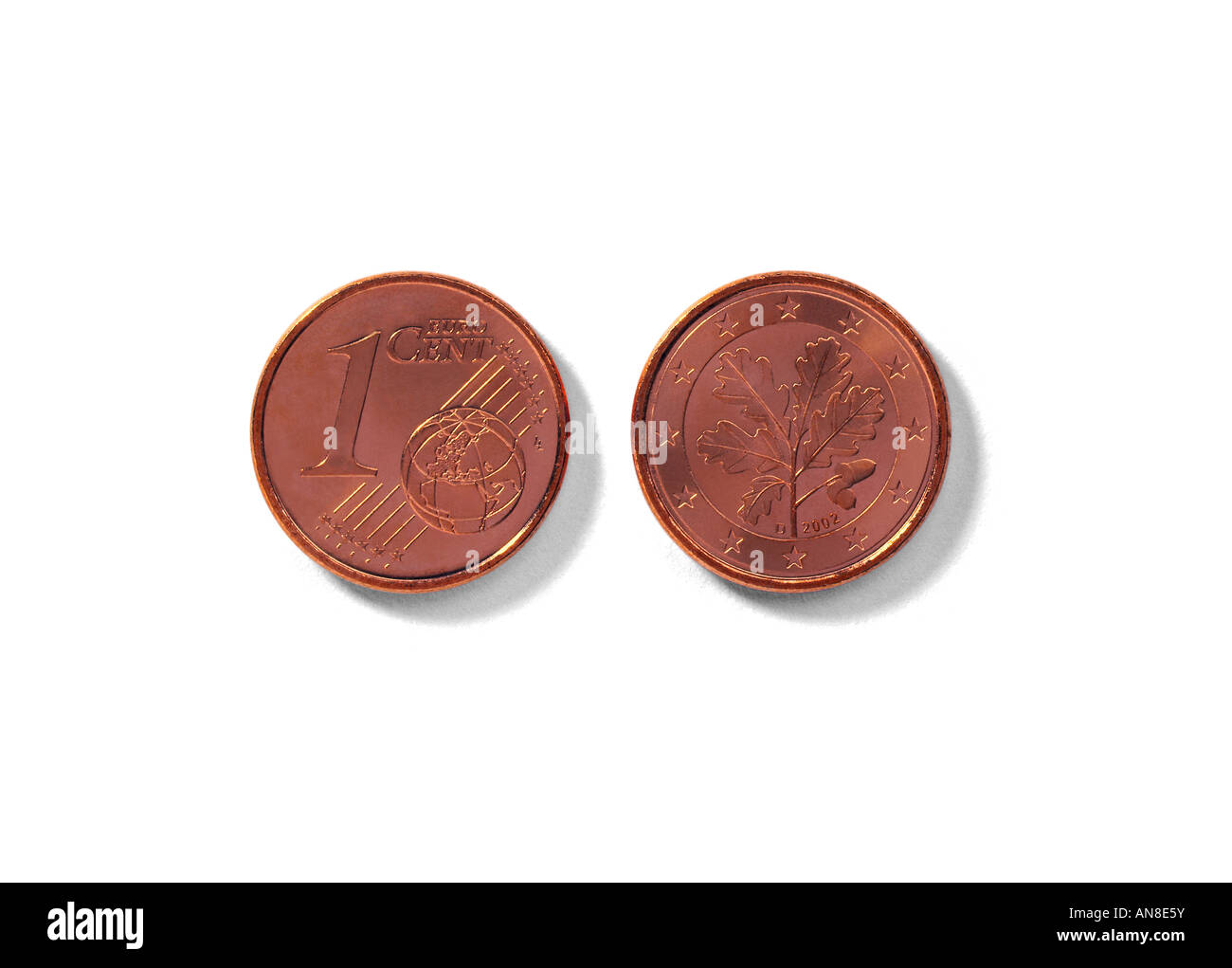 Front back one cent coin hi-res stock photography and images - Alamy