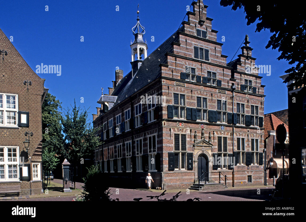 Naarden Netherlands Historic City old Town Hall Stock Photo
