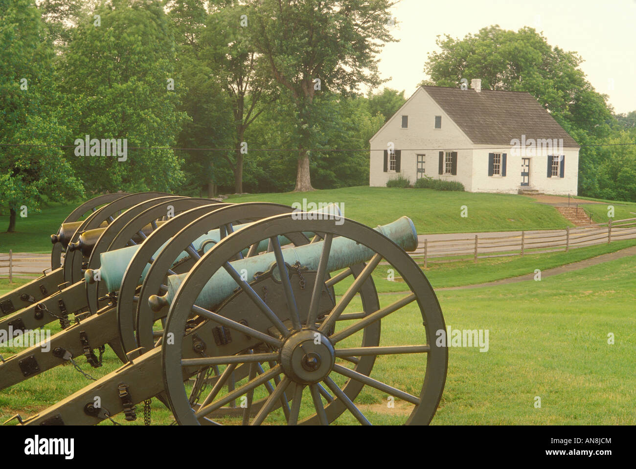 Cannons And Dunker Church, Antietam National Battlefield, Sharpsburg