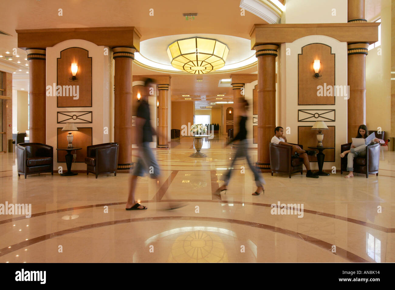 Sunny Beach Bulgaria Majestic Hotel Interior Lobby Foyer Large