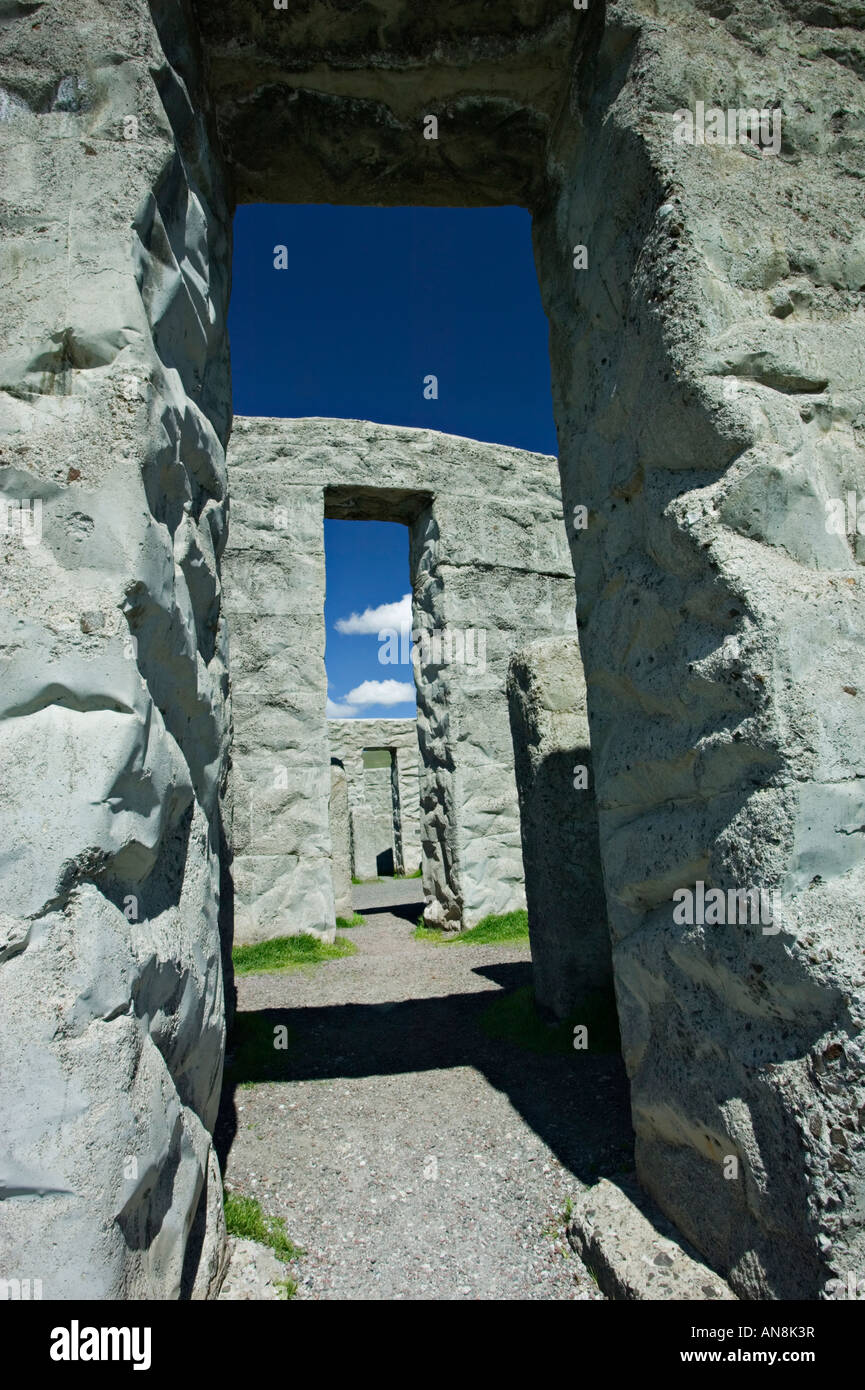 Stonehedge in Washington state Stock Photo - Alamy