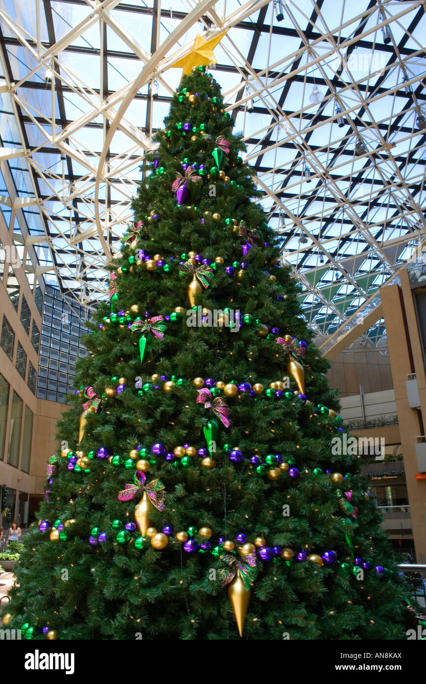 Christmas tree in Collins Place Melbourne Australia Stock Photo Alamy