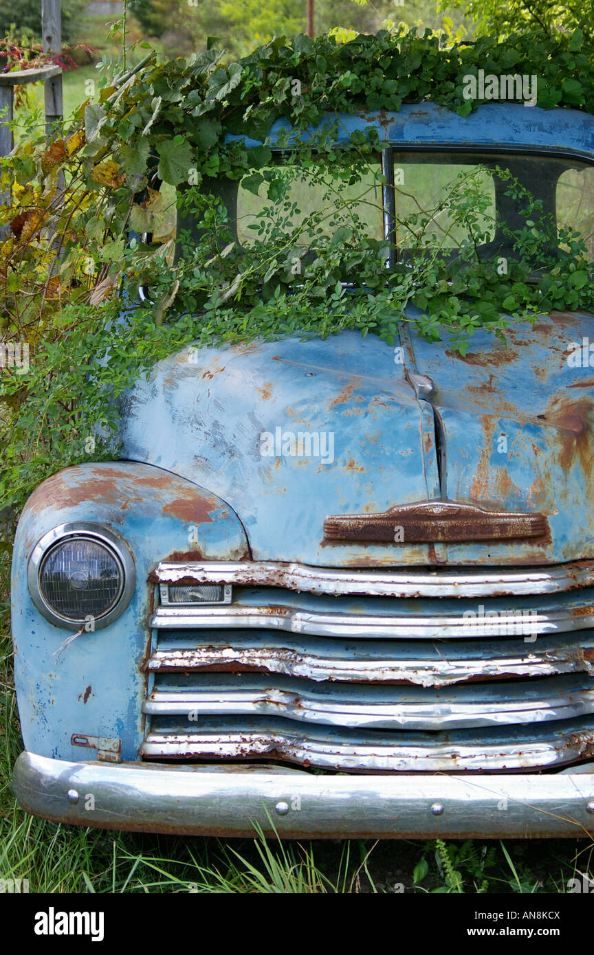 Old rusty truck Stock Photo