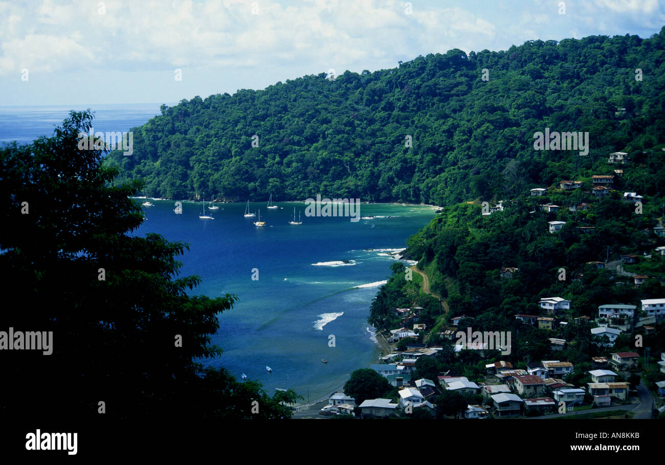 The Pirates Bay in Charlotteville in Tobago Stock Photo Alamy