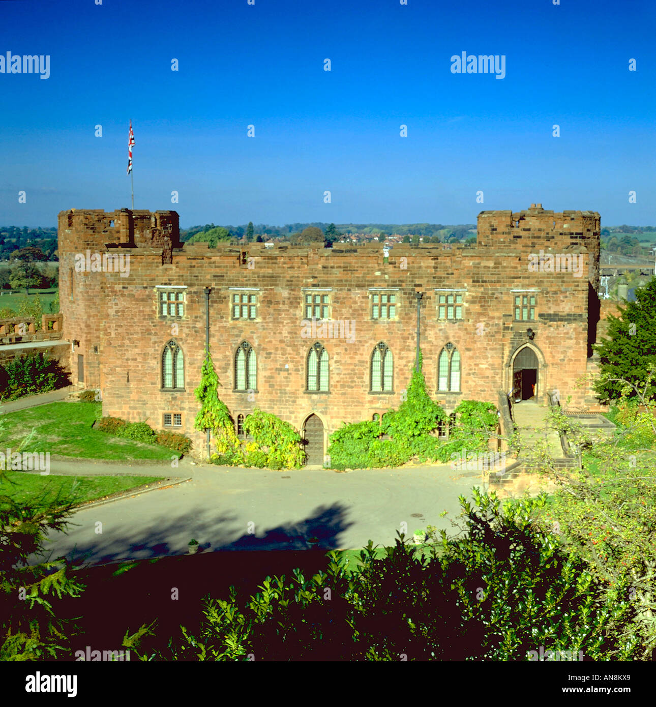 Shrewsbury Castle holds a military museum Stock Photo